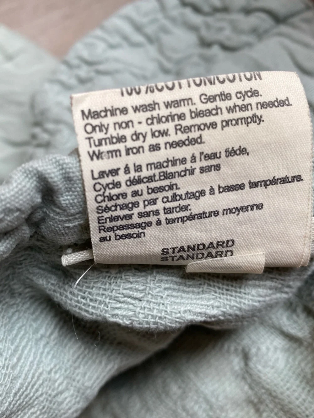Pottery Barn Sage Green Quilted Throw